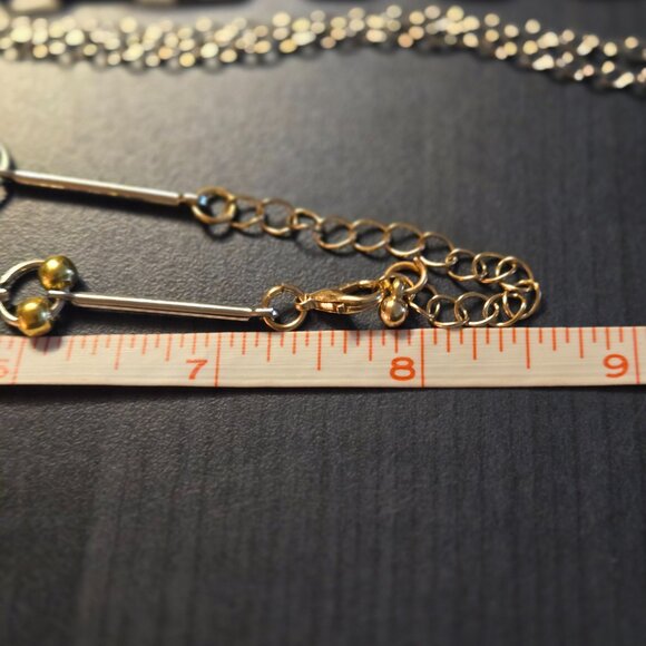 NEW ZARA SET OF 3 MEDALLION HORN NECKLACES - Picture 7 of 8